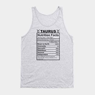 Taurus Facts Tank Top